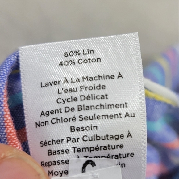 Talbots Tie Waist Shorts in Sunshine Stripe Size 6 NWT - Picture 12 of 14